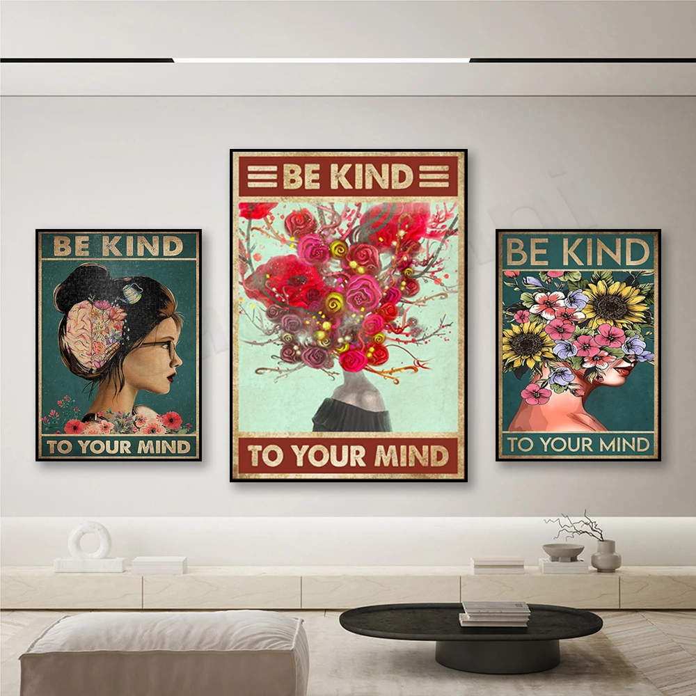 Treat your mind well: Women's  - Mental Health Wellness Quotes 评论和价格