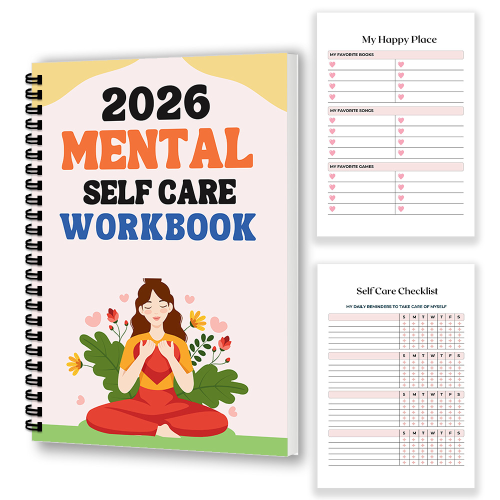 1PC 2026 Mindful Mental Self-C - Health Wellness Yoga 评论和价格